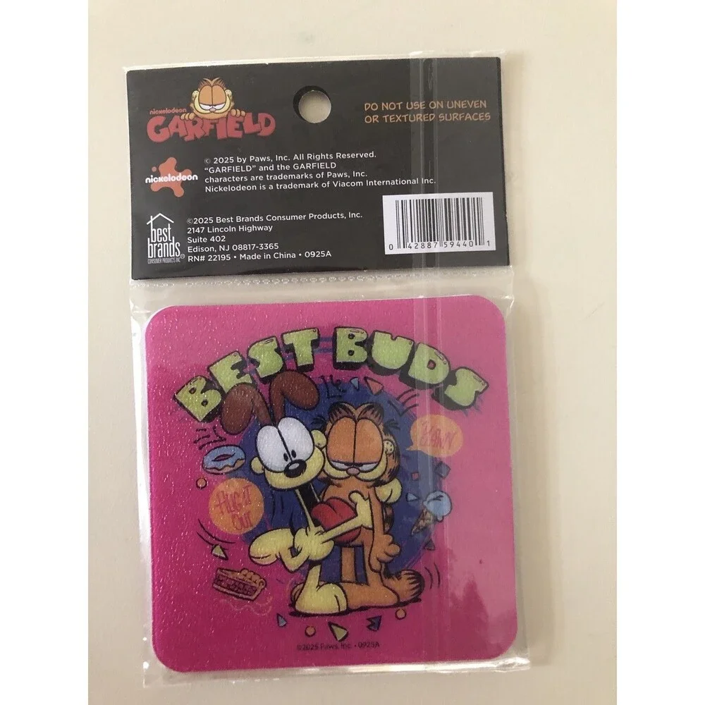 Garfield & Odie 4 Pack Non Slip Tub Treads Nickelodeon Bathroom Decor New Sealed